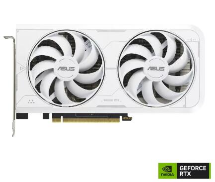 DUAL-RTX3060TI-O8GD6X-WHITE 白色 电竞游戏专业独立显卡